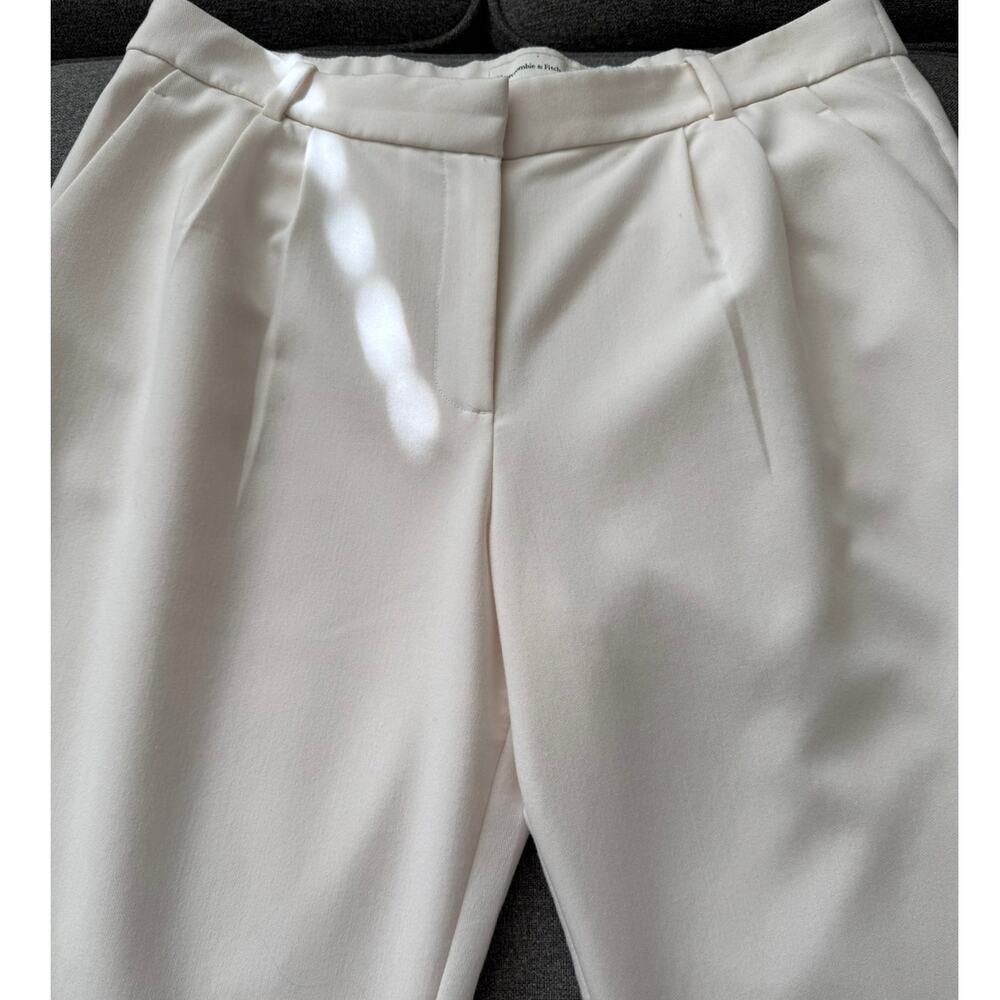 Abercrombie & Fitch Cream Wide-Leg Pants - Picture 3 of 5